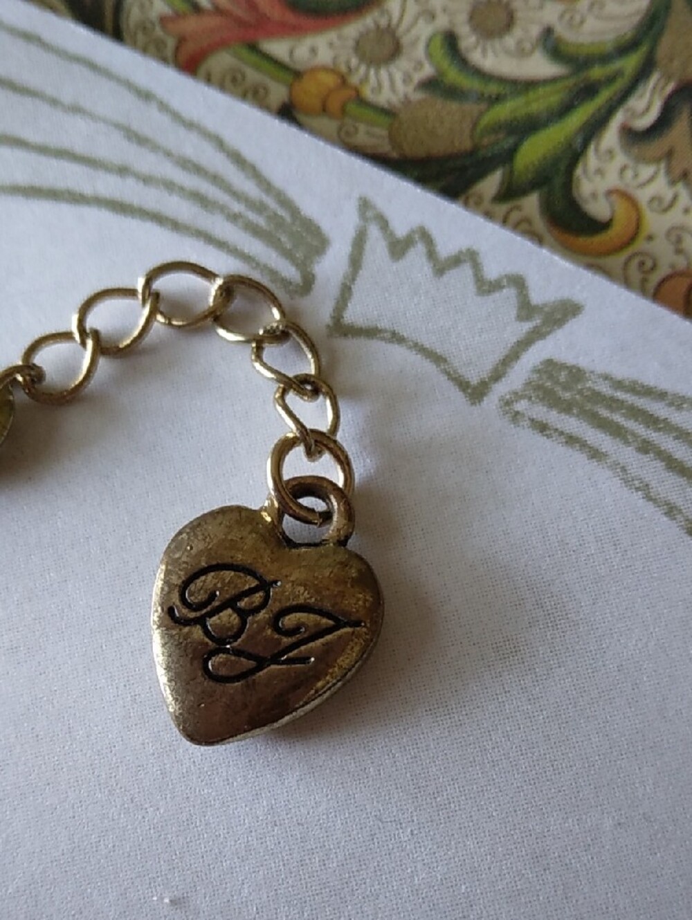 Betsey Johnson Gold-Tone Layered Necklace with Leopard Heart and Bird Charms - Picture 7 of 9